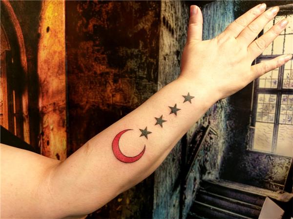 turkish flag tattoos