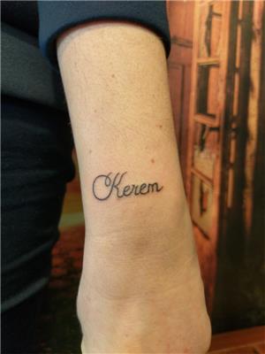 kerem-isim-dovmesi---name-tattoos