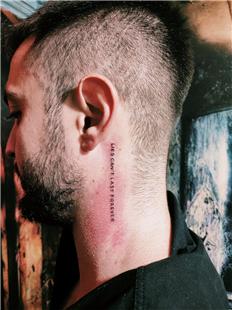 Boyuna Yaz Dvmesi / Neck Tattoos