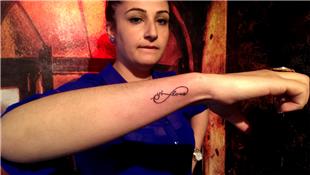 Sonsuzluk Love ve Harfler Dvmesi / Infinity Love Tattoo